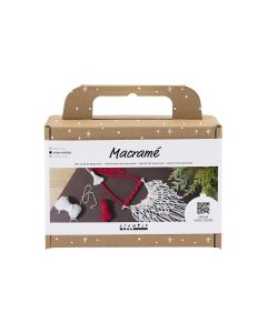 Creativ Company Bastelset Macramé Weihnachtsmann Weihnachtsmann