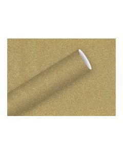 Braun + Company Geschenkpapier Glitzer Gold, 1.5 m x 70 cm
