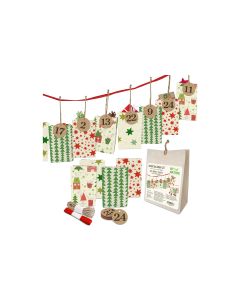 Braun + Company Adventskalender Set Nordic 24 Tüten, 9 x 14.5 x 6 cm