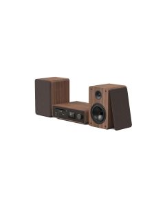 Pure Micro-HiFi Anlage Classic Stereo Schwarz/Walnuss