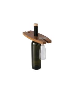 Boltze Flaschenträger Jagger für 1 Flasche, Mangoholz