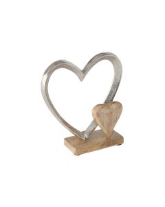 Boltze Aufsteller Carolyn Herz mit Stand 7.5 cm x 22 cm