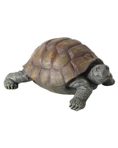 Boltze Aufsteller Slomo Schildkröte 25 cm x 14 cm, Braun/Grau
