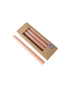 Boltze Stabkerze Classic 4-er Set, Hellrosa