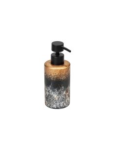 Wenko Seifenspender Lacona 1000 ml, Gold/Grau/Schwarz