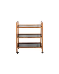 Wenko Badezimmerregal Fondi 65 x 72 cm, Braun/Grau