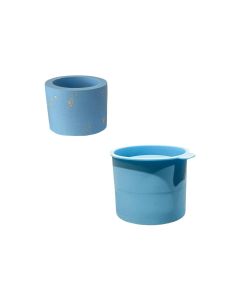 Jesmonite Giessform Becher rund, Ø 8.3 cm, Blau