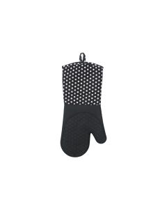 Wenko Küchenhandschuh Punkte 2er Set, Schwarz