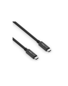 PureLink USB4-Kabel 40Gbps, 240W USB C - USB C 0.5 m, Schwarz