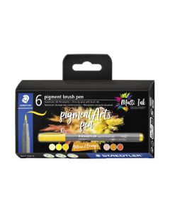 Staedtler Fasermaler Pigment Arts Brush Pen Yellows & Oranges