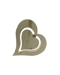 Arvenliebe Aufsteller 3 D Herz 18 cm
