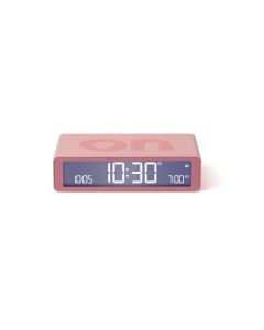 Lexon Digitalwecker Flip Classic Rosa