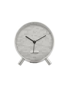 KARLSSON Klassischer Wecker Disco Bling Bling 11 cm, Silber