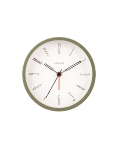 KARLSSON Klassischer Wecker Belle Numbers 11 cm, Grün