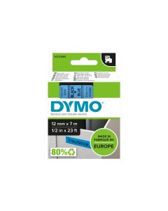 DYMO Beschriftungsband D1 Schwarz auf Blau
