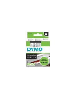 DYMO Beschriftungsband D1 Schwarz auf Transparent