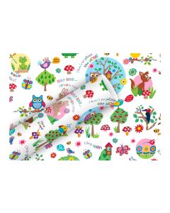 Braun + Company Geschenkpapier Funny Forest 2 m x 70 cm