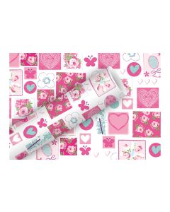 Braun + Company Geschenkpapier So sweet 2 m x 70 cm
