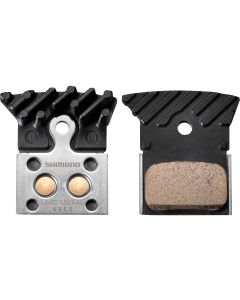 Shimano Bremsbeläge BPL04CMFA, L04C, Metall mit Lamellen Paar