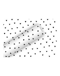 Braun + Company Geschenkpapier Herzilein 2 m x 70 cm