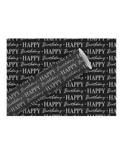 Braun + Company Geschenkpapier By Nature Kraft Graphic Birthday 2 m x 70 cm