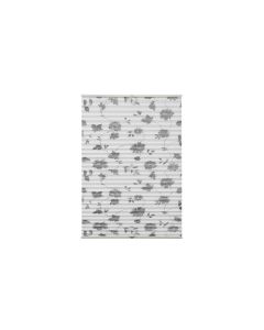 Gardinia Plissée Flowers & Plants Blüte 50 x 130 cm, Weiss
