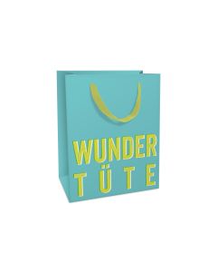Braun + Company Geschenktasche Wundertüte 12 x 15 x 6 cm, Blau