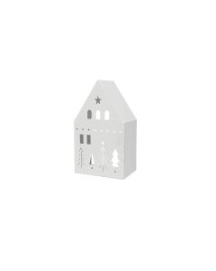 COCON Windlicht Häuschen, Weiss