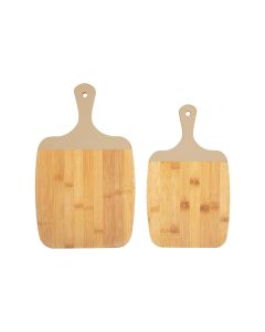 present time Schneidebrett-Set Gourmet 19 cm  x 33 cm, Sand