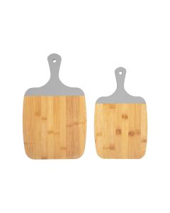 present time Schneidebrett-Set Gourmet 19 cm  x 33 cm, Warm grey