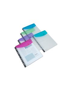 Rapesco Dokumentenmappe A4, assortierte Farben, 5 Stück