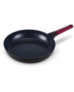 Brabantia Bratpfanne Tasty+ 28 cm, Schwarz/Aubergine Red