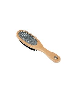 Nobby Nature Line Bürste Mittel, Holz, doppelt