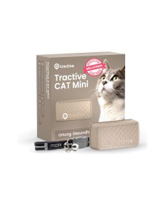 tractive GPS-Tracker CAT Mini LTE, Braun