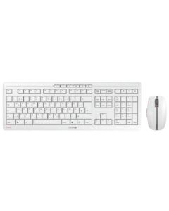 Cherry Tastatur-Maus-Set Desktop Recharge Weiss