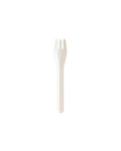 BioPak Einweg-Gabel Pluma, 16 cm, Weiss, 100 Stück