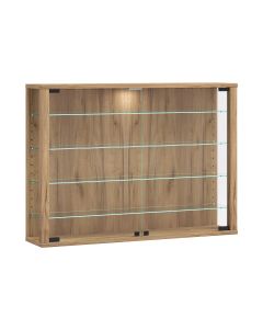 VCM Vitrine Vitrosa L 82.6 x 59.9 cm, Honig-Eiche