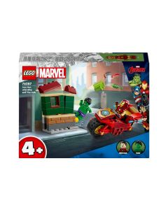 LEGO® Marvel Iron Man mit Bike und der Hulk 76287