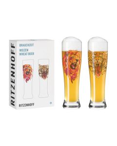 Ritzenhoff Bierglas Brauchzeit No 21/22. 646 ml, 2 Stück, Transparent