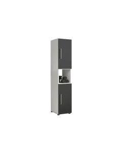 VCM Badezimmerregal Flandu 31 x 160 cm, Schwarz