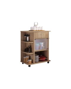VCM Küchenwagen Pocis 65 x 80 x 39 cm, Sonoma-Eiche