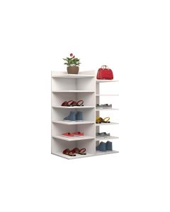 VCM Schuhregal Enosa 60 x 80 cm, Weiss