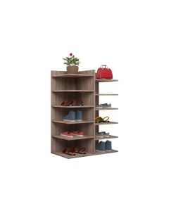 VCM Schuhregal Enosa 60 x 80 cm, Sonoma-Eiche
