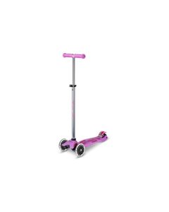 Micro Mobility Kickboard Maxi Micro Deluxe Glow LED Lila