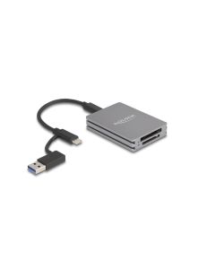 Delock Card Reader Extern 91011 USB Typ-C für SD/CFexpress Typ B