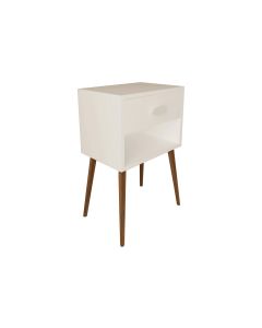 VCM Nachttisch Singol XL 45 x 70 cm, Weiss
