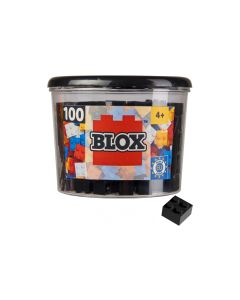 BLOX Bausteine 100 schwarze 4er Steine