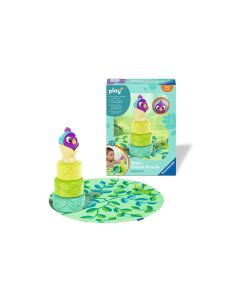 play+ Baby-Stapel-Puzzle: Vogelnest