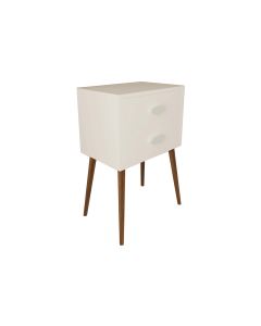 VCM Nachttisch Singol XXL 45 x 70 cm, Weiss