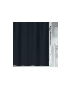 spirella Duschvorhang Primo 180 x 180 cm, Schwarz